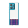 スリムプロテクションケース［ CASEPLAY Tartan Check - Purple ］