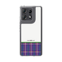 スリムプロテクションケース［ CASEPLAY Tartan Check - Purple ］