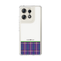 スリムプロテクションケース［ CASEPLAY Tartan Check - Purple ］