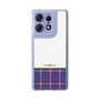 スリムプロテクションケース［ CASEPLAY Tartan Check - Purple ］