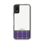 スリムプロテクションケース［ CASEPLAY Tartan Check - Purple ］