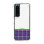 スリムプロテクションケース［ CASEPLAY Tartan Check - Purple ］