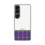 スリムプロテクションケース［ CASEPLAY Tartan Check - Purple ］