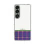 スリムプロテクションケース［ CASEPLAY Tartan Check - Purple ］