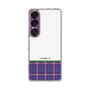 スリムプロテクションケース［ CASEPLAY Tartan Check - Purple ］