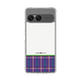 スリムプロテクションケース［ CASEPLAY Tartan Check - Purple ］