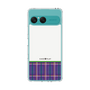 スリムプロテクションケース［ CASEPLAY Tartan Check - Purple ］