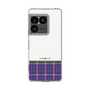 スリムプロテクションケース［ CASEPLAY Tartan Check - Purple ］