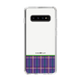 スリムプロテクションケース［ CASEPLAY Tartan Check - Purple ］