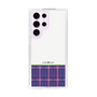 スリムプロテクションケース［ CASEPLAY Tartan Check - Purple ］