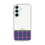 スリムプロテクションケース［ CASEPLAY Tartan Check - Purple ］