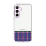 スリムプロテクションケース［ CASEPLAY Tartan Check - Purple ］