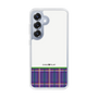 スリムプロテクションケース［ CASEPLAY Tartan Check - Purple ］