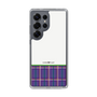 スリムプロテクションケース［ CASEPLAY Tartan Check - Purple ］