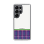 スリムプロテクションケース［ CASEPLAY Tartan Check - Purple ］