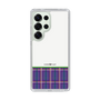 スリムプロテクションケース［ CASEPLAY Tartan Check - Purple ］