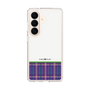 スリムプロテクションケース［ CASEPLAY Tartan Check - Purple ］