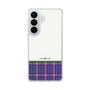 スリムプロテクションケース［ CASEPLAY Tartan Check - Purple ］
