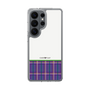 スリムプロテクションケース［ CASEPLAY Tartan Check - Purple ］