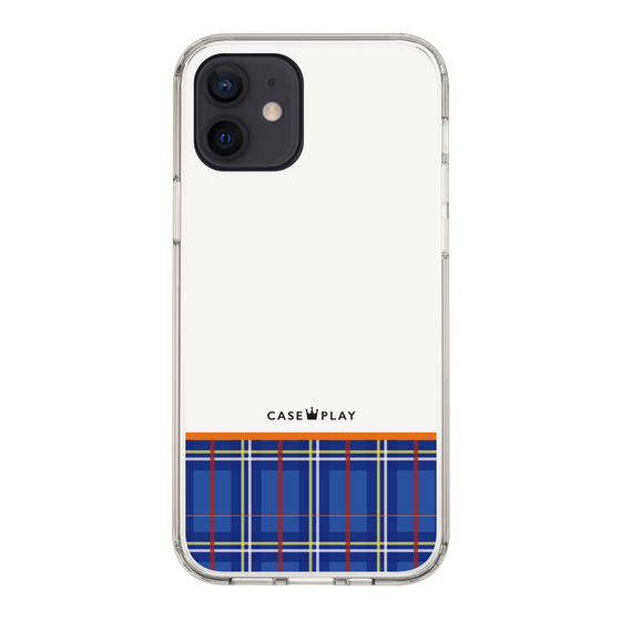 スリムプロテクションケース［ CASEPLAY Tartan Check - Blue ］