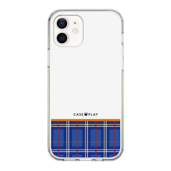 スリムプロテクションケース［ CASEPLAY Tartan Check - Blue ］