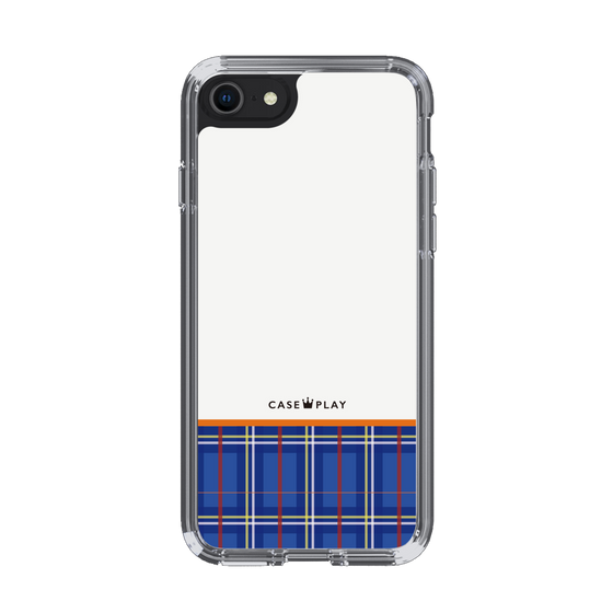 スリムプロテクションケース［ CASEPLAY Tartan Check - Blue ］