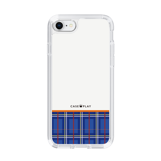 スリムプロテクションケース［ CASEPLAY Tartan Check - Blue ］