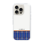 スリムプロテクションケース［ CASEPLAY Tartan Check - Blue ］