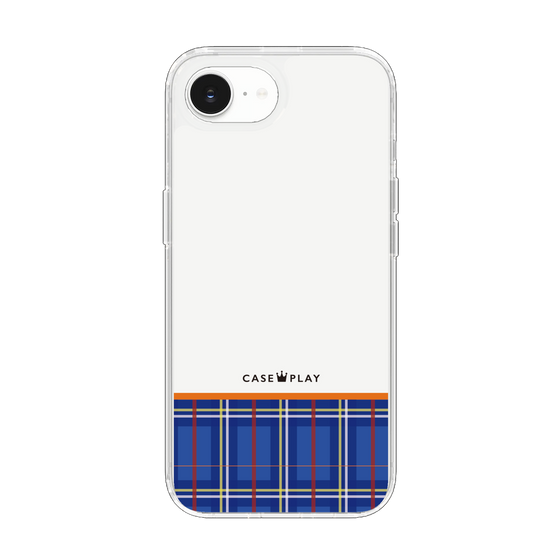 スリムプロテクションケース［ CASEPLAY Tartan Check - Blue ］