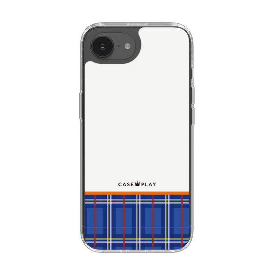 スリムプロテクションケース［ CASEPLAY Tartan Check - Blue ］