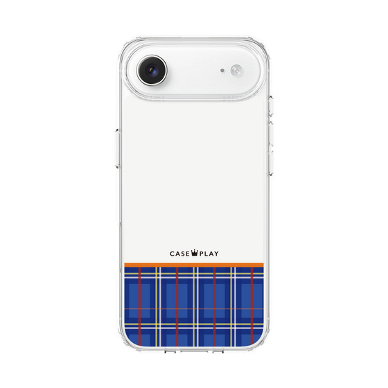スリムプロテクションケース［ CASEPLAY Tartan Check - Blue ］