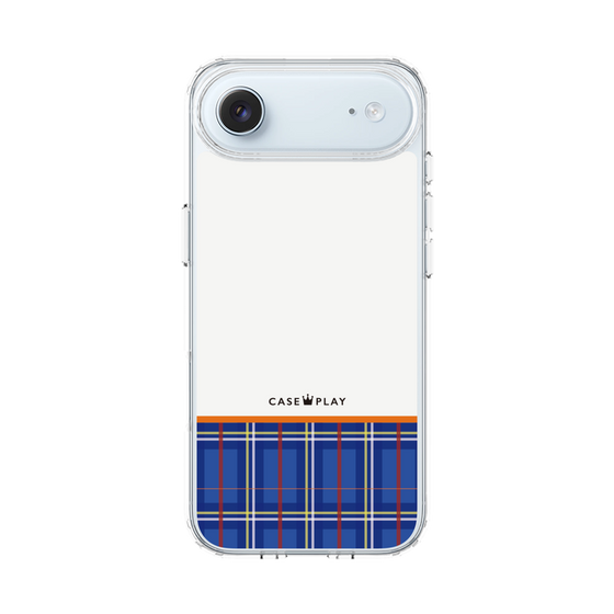 スリムプロテクションケース［ CASEPLAY Tartan Check - Blue ］