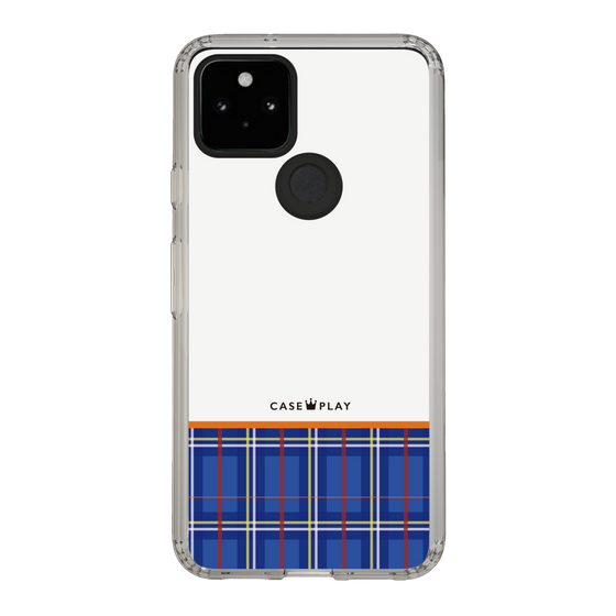 スリムプロテクションケース［ CASEPLAY Tartan Check - Blue ］