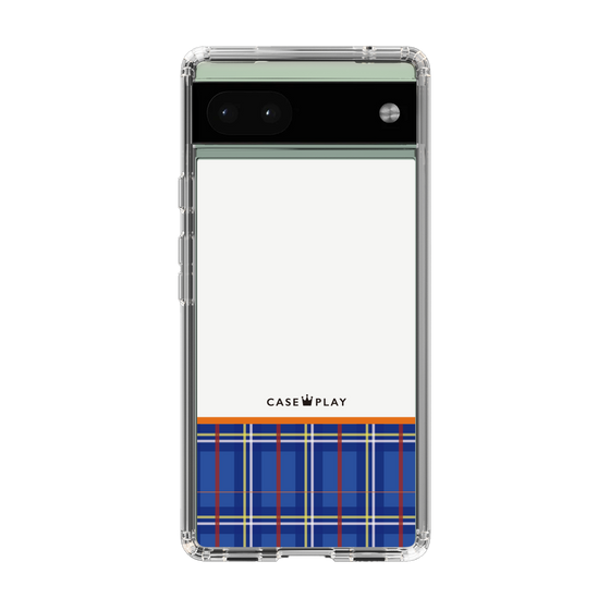 スリムプロテクションケース［ CASEPLAY Tartan Check - Blue ］