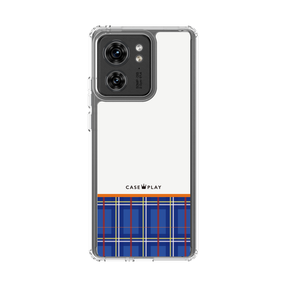 スリムプロテクションケース［ CASEPLAY Tartan Check - Blue ］