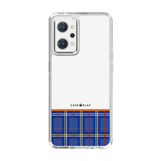 スリムプロテクションケース［ CASEPLAY Tartan Check - Blue ］