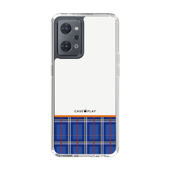 スリムプロテクションケース［ CASEPLAY Tartan Check - Blue ］