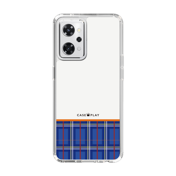 スリムプロテクションケース［ CASEPLAY Tartan Check - Blue ］