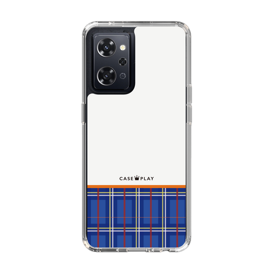 スリムプロテクションケース［ CASEPLAY Tartan Check - Blue ］