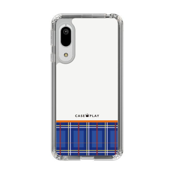 スリムプロテクションケース［ CASEPLAY Tartan Check - Blue ］