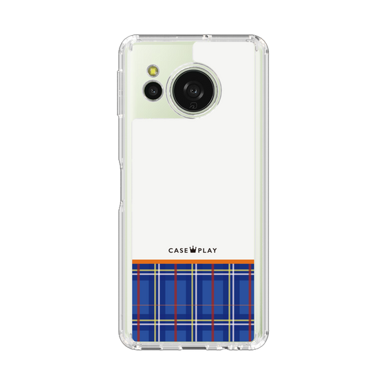 スリムプロテクションケース［ CASEPLAY Tartan Check - Blue ］