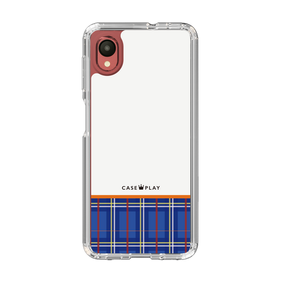 スリムプロテクションケース［ CASEPLAY Tartan Check - Blue ］