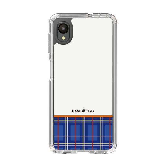 スリムプロテクションケース［ CASEPLAY Tartan Check - Blue ］