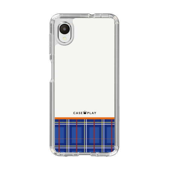 スリムプロテクションケース［ CASEPLAY Tartan Check - Blue ］