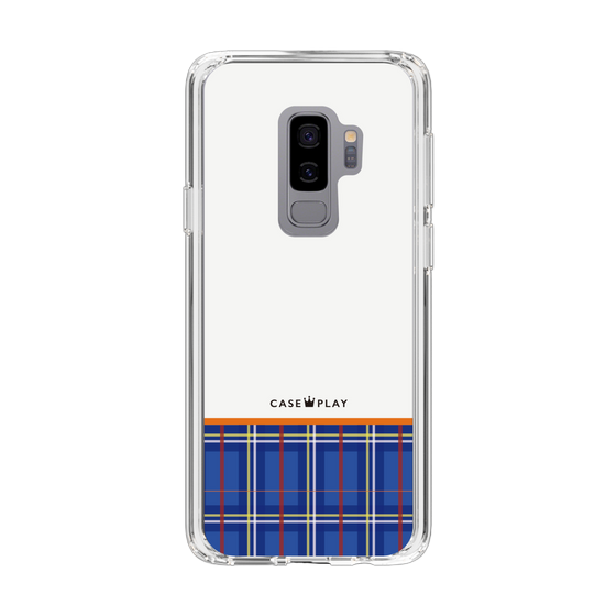 スリムプロテクションケース［ CASEPLAY Tartan Check - Blue ］