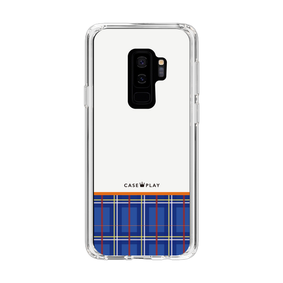 スリムプロテクションケース［ CASEPLAY Tartan Check - Blue ］