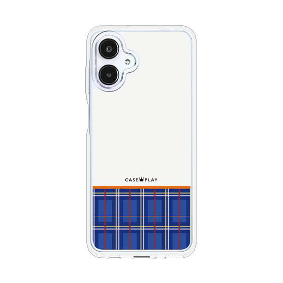 スリムプロテクションケース［ CASEPLAY Tartan Check - Blue ］