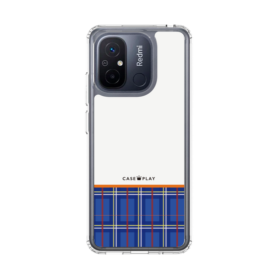 スリムプロテクションケース［ CASEPLAY Tartan Check - Blue ］