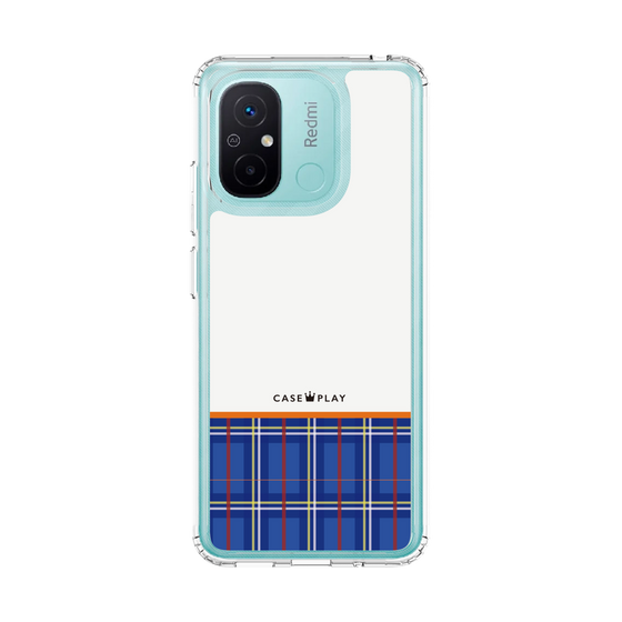 スリムプロテクションケース［ CASEPLAY Tartan Check - Blue ］