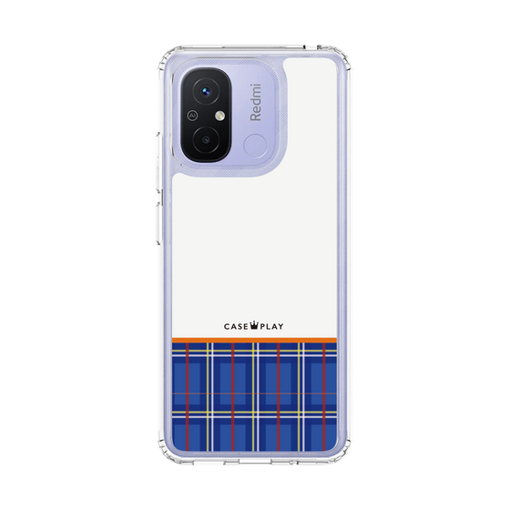 スリムプロテクションケース［ CASEPLAY Tartan Check - Blue ］